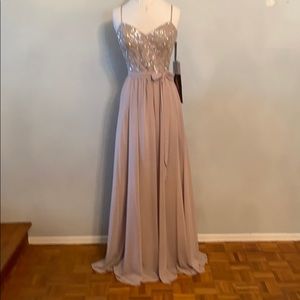 All occasions formal gown, Morilee, Latte, Size 16